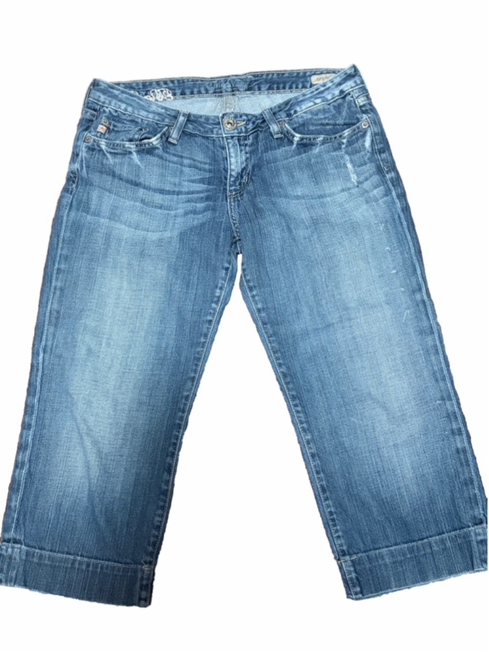 Vintage Big Star Sweet Low Rise Capri Jeans Size 29 | Y2K Distressed Denim Cropp